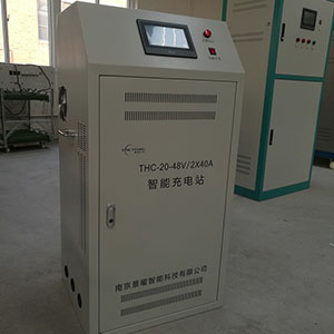 山东充电站工作现场